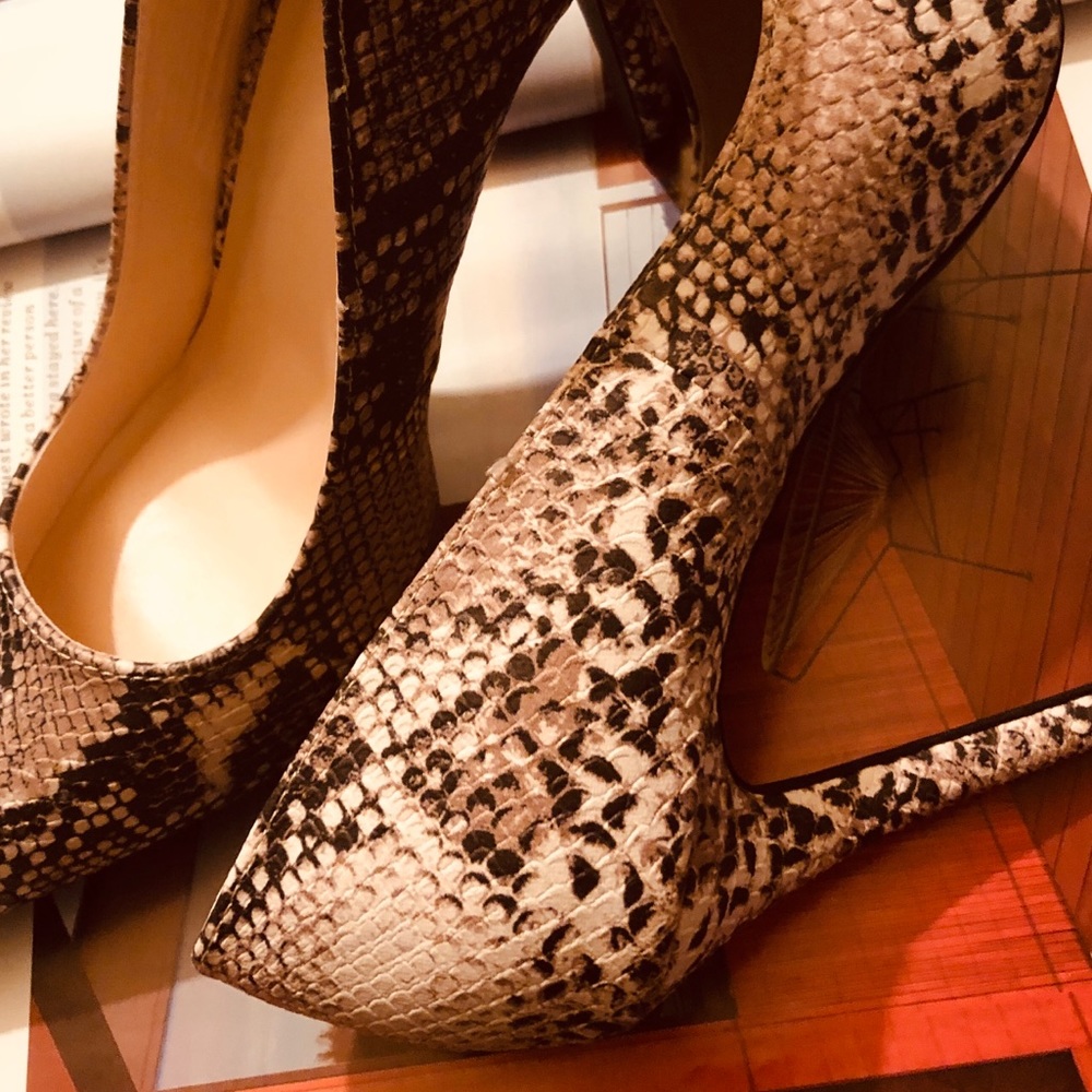 New Style right Python Pattern High Heel